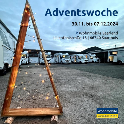 Einladung zur Adventswoche bei Wohnmobile Saarland